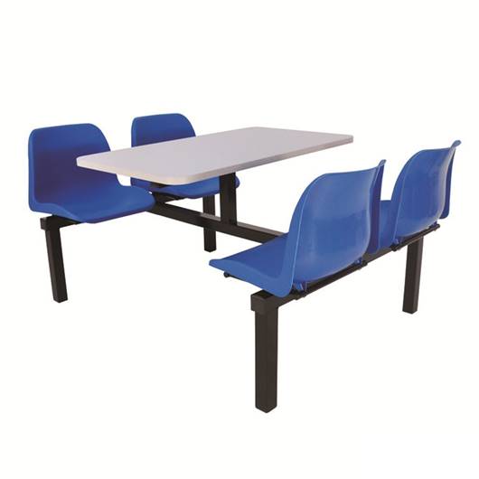 Picture of Canteen Tables with Blue Seats